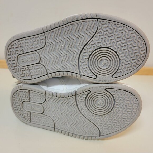 NEW AND1 Boys Court High Top Basketball Sneakers - White Shoes - Picture 7 of 11